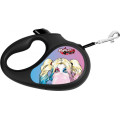 8124-1016-01 Повідець-рулетка для собак WAUDOG R-leash, малюнок "Харлі Квін", S, до 15 кг, 5 м, світ